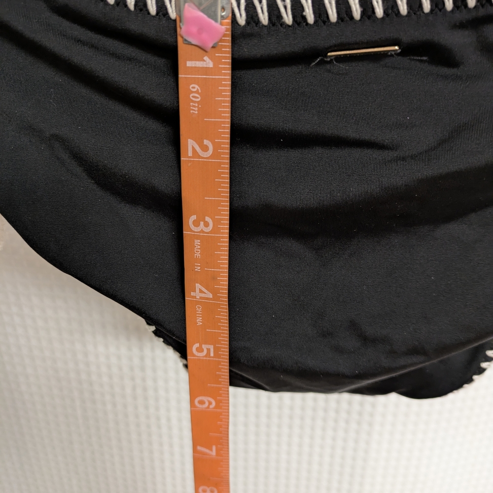 Minimalist Black and Cream Bikini Swimwear - Picture 5 of 12